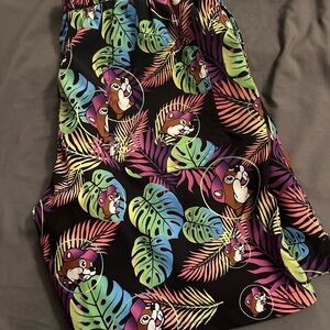 Buccees Tropical Swim Shorts